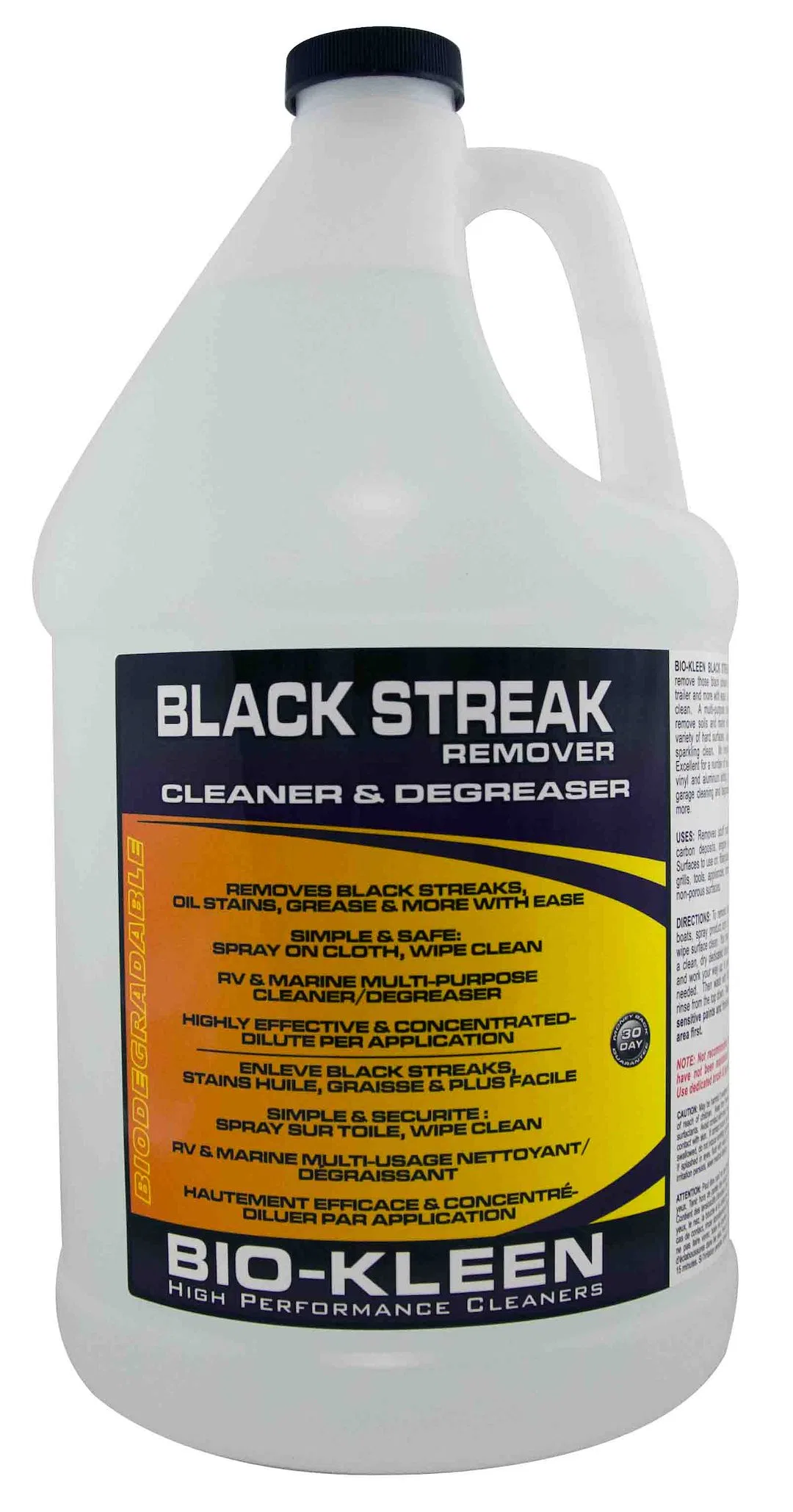 M00509 – BIO-KLEEN Black Streak Remover, Use To Remove Black Streaks/ Grease/ Scuff Marks/ Oil Stains 1 Gallon Jug Si...